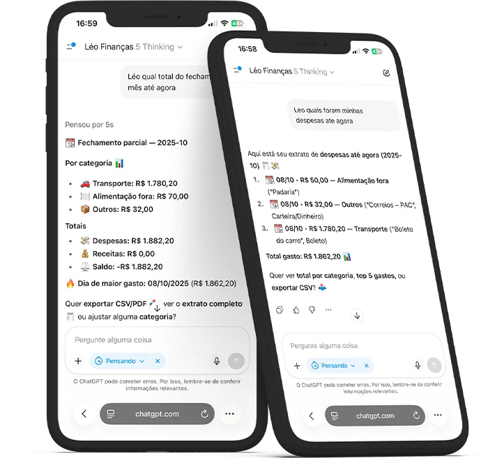 Diretora Financeira Digital. Léo Finanças